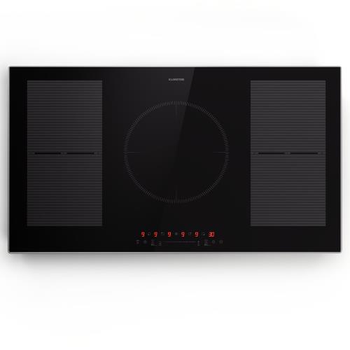 Klarstein Delicatessa 90 Hybrid Prime płyta indukcyjna do zabudowa, 5 pól grzewczych, 7200 W, samowystarczalna