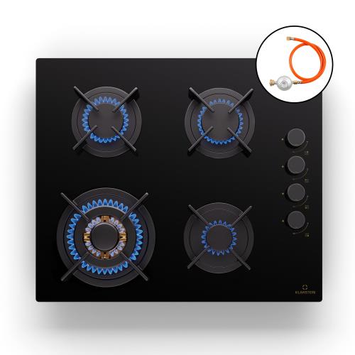 Klarstein Goldflame 4, płyta gazowa, 4-palnikowa
