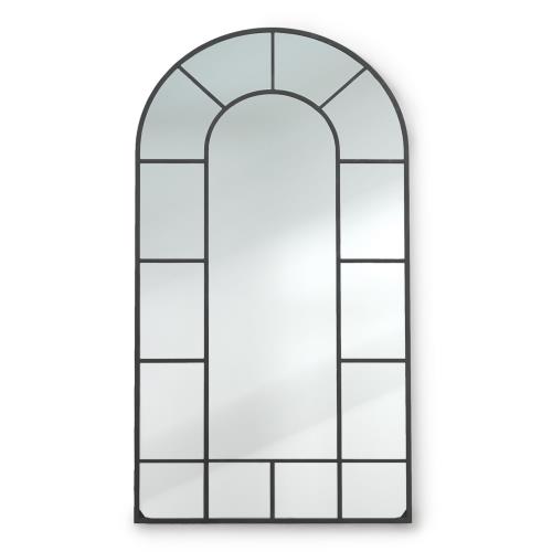 Casa Chic Archway, francuskie lustro wiszące, aluminiowa rama, 46 x 86 cm