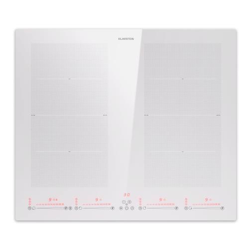 Klarstein Masterzone 60 Flex, płyta indukcyjna do zabudowy, 4 strefy Flex, ThermoBoost, technologia Smart, 9600 W