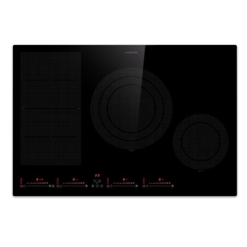 Klarstein Masterzone 77 Hybrid, płyta indukcyjna do zabudowy, 4 strefy Flex, ThermoBoost, technologia Smart Flex, maks. 7200 W