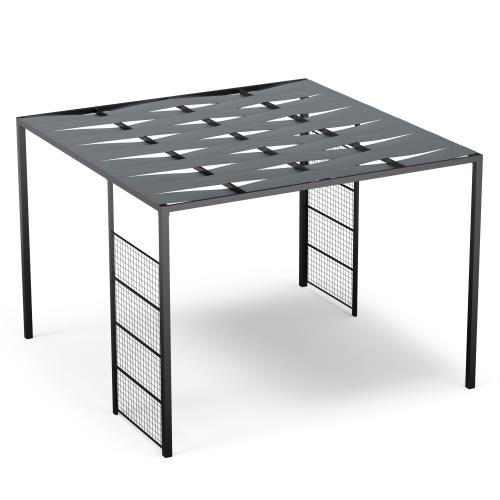 Blumfeldt Shade Cove GreenWall, pergola, 3 x 3 m, ochrona prywatności, powłoka proszkowa, odporna na warunki atmosferyczne