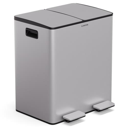 Klarstein EcoVista, kosz na odpady z pojemnikiem na odpady bio, 40 l + 3 l/pojemnik + pojemnik na odpady bio, Soft-Close