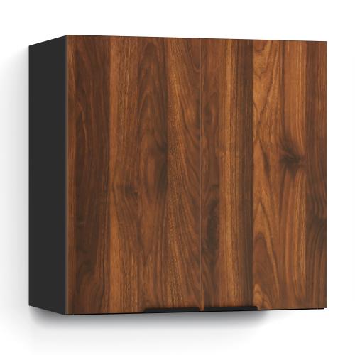 Blumfeldt WoodVista szafka wysoka, Soft-Close, uchwyty aluminiowe, zrównoważone materiały