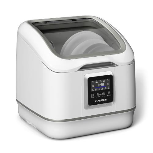 Klarstein Zmywarka SilentScrub, przenośna, ekran dotykowy, 7 programów, 3 komplety naczyń, koszyk na sztućce