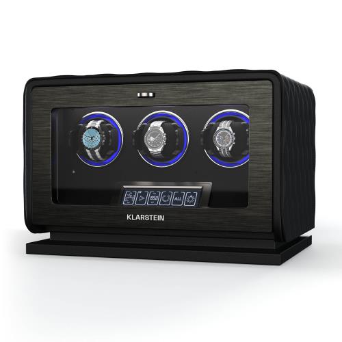 Klarstein LuminousTime rotomat, 3 zegarki, wiele ustawień, LED, 10 dB
