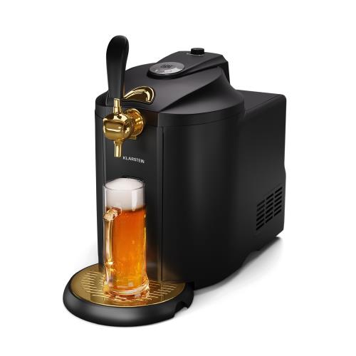 Klarstein Beerkules dystrybutor do piwa, nalewak, beczki o pojemności 5 litrów, chłodzenie sprężarkowe, wyświetlacz LED, 6 temperatur