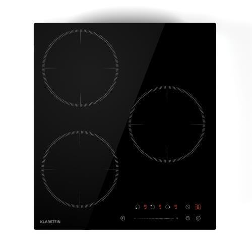 Klarstein Delicatessa płyta indukcyjna, 45 cm, 6600 W, 3 pola grzewcze, suwak, Boost