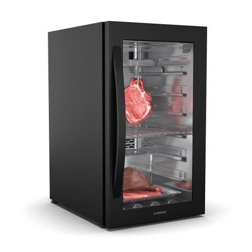 Klarstein Steakhouse szafa do sezonowania mięsa, 88 L, antybakteryjna, LED, sterowanie dotykowe, regulacja wilgotności