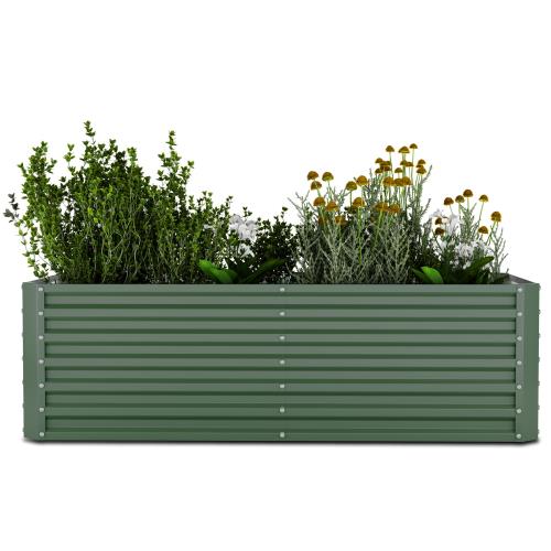 Blumfeldt High Grow Straight grządka podwyższona, 1200 l, ergonomiczna, odporna na warunki atmosferyczne, otwarte dno