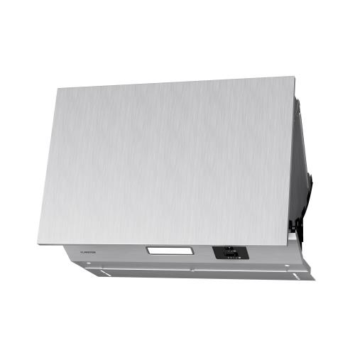 Klarstein Swift Square okap kuchenny do zabudowy, okap skośny, 402 m³/h, klasa energetyczna C, tryb wyciągu/pochłaniacza, LED