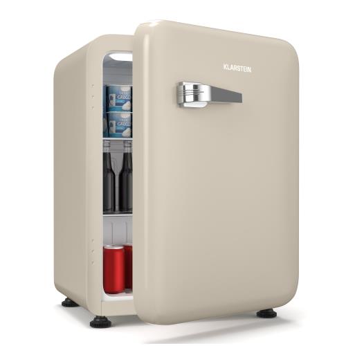 Klarstein Minilodówka Audrey Evo, 68l, retro design, cicha, kompaktowa, 3 kolory