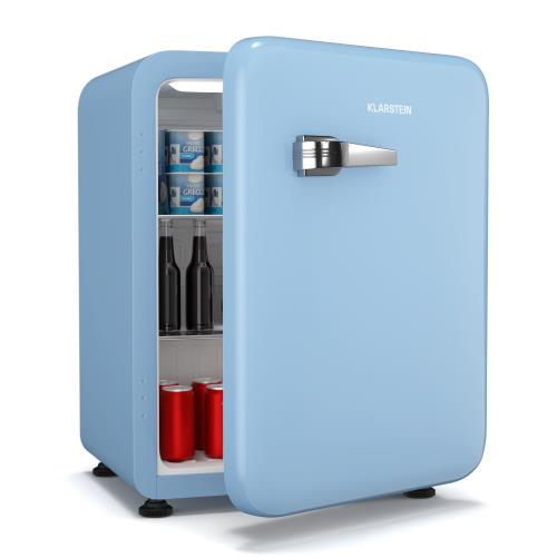 Klarstein Minilodówka Audrey Evo, 68l, retro design, cicha, kompaktowa, 3 kolory