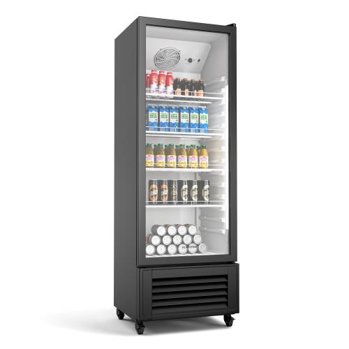 Klarstein GrandCooler lodówka na napoje, 270 l, oświetlenie LED, kółka, 4 pólki