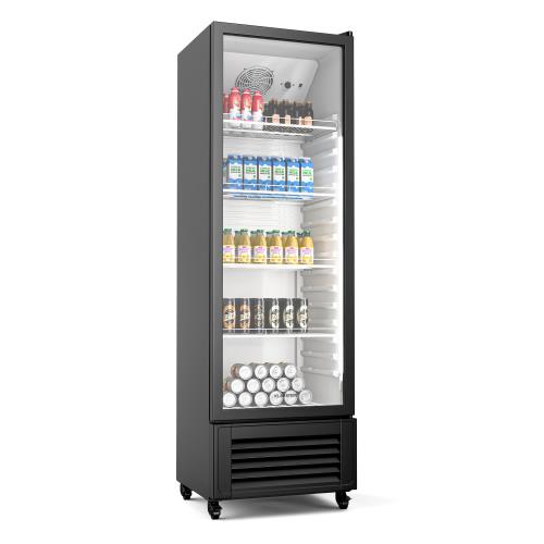 Klarstein GrandCooler lodówka na napoje, 306 l, oświetlenie LED, kółka, 4 półki