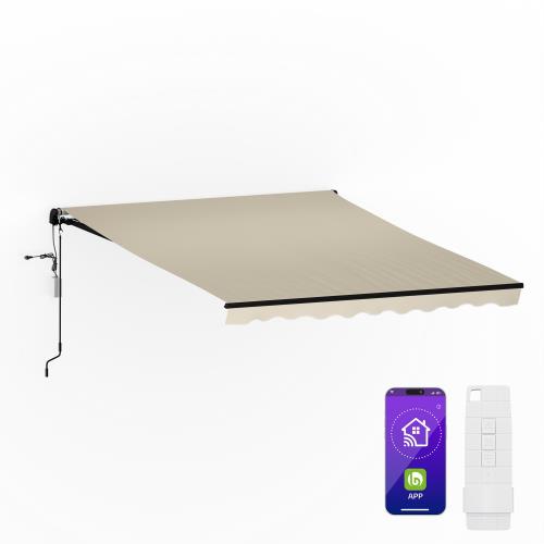 Blumfeldt CloudShade markiza, inteligentne sterowanie, ochrona UV, montaż na ścianie