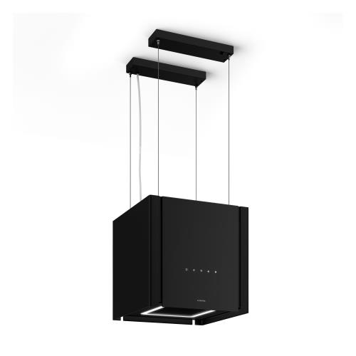 Klarstein Okap Velaire z funkcją podnoszenia 40 cm, Elegancki, minimalistyczny, wydajny, EEC A++, 601 m³/h