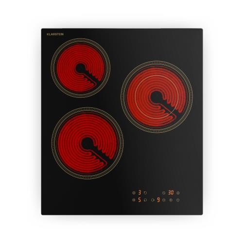 Klarstein Victoria Płyta płyta szklano-ceramiczna, 3 strefy, elegancka, ponadczasowa, 5000 W, 45 cm