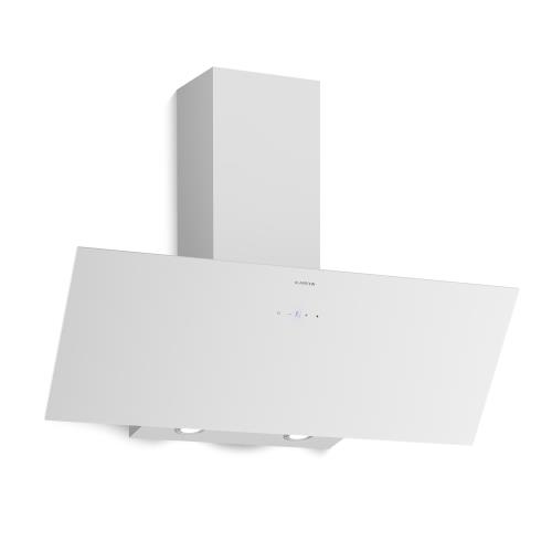 Klarstein Okap skośny Laurel | tryb otwarty i zamknięty | szkło bezpieczne | 417 m³/h | 90 cm