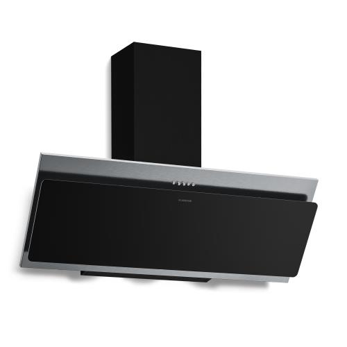 Klarstein Alessia okap przyścienny | wyciąg i pochłaniacz | stal nierdzewna | 404 m³/h | 90 cm