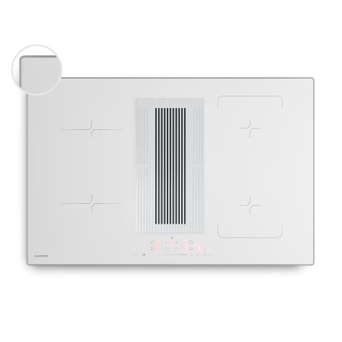 Klarstein Płyta indukcyjna Velaire z okapem | 4 pola grzewcze | 8400 W | 80 cm