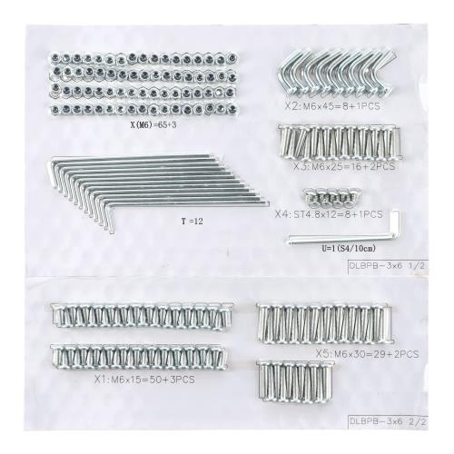 Blumfeldt zestaw śrub - Mondo 3 x 6