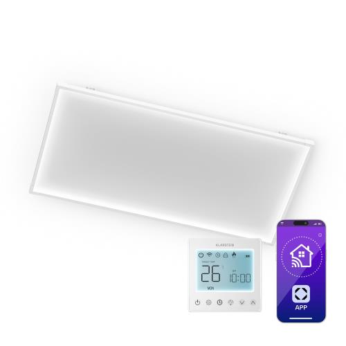 Klarstein Wondersky panel na podczerwień | 770 W | 4 - 8 m² | Minimalistyczny design | 120 cm x 60 cm