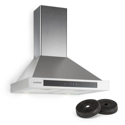 Klarstein Zelda, okap, zestaw na tryb recyrkulacji, 60 cm, 620 m³/h, filtry z węglem aktywnym