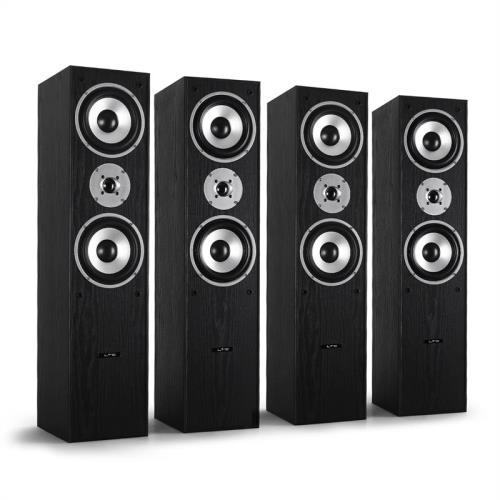 Auna Multicav Zestaw 4 kolumn 3-drożnych Bassreflex HiFi 1400W