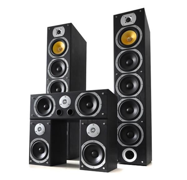 Beng V9B, zestaw kolumn głośnikowych, surround, 5 szt., 1240 W