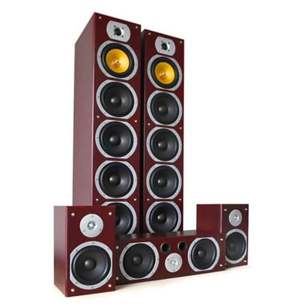 Beng V9B, zestaw kolumn głośnikowych, surround, 5 szt., 1240 W