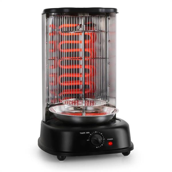 OneConcept Kebap Master, grill pionowy, 1800 W, kolor czarny