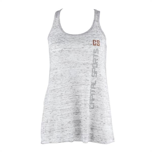 Capital Sports Top treningowy, koszulka, damska, rozmiar XL, biały melanż