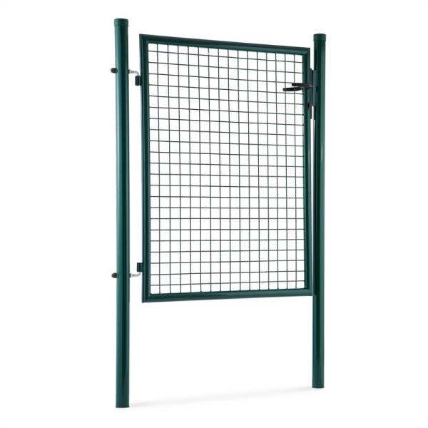 Waldbeck Duraporta 1710, furtka ogrodowa, bramka, siatka, wys. 1,7 m, stal, zamek, kolor zielony