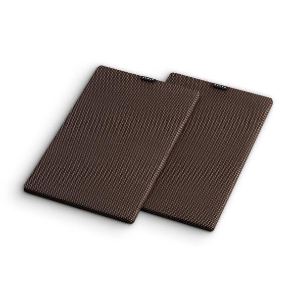 Numan Retrospective 1978 MKII, maskowica do kolumny podstawkowej, 2 szt., kolor ciemnobrązowy