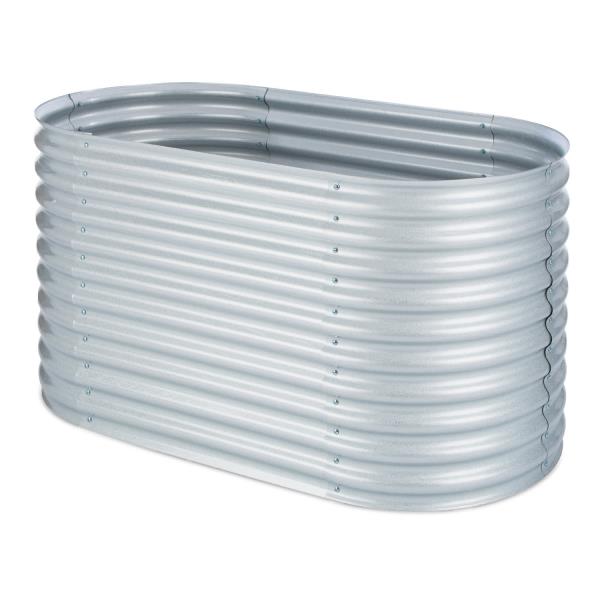 Blumfeldt High Grow, podwyższona grządka, 1,6 m, powłoka cynkowo-aluminiowa, kolor srebrny