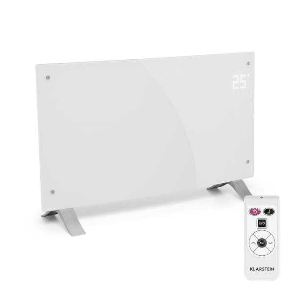 Klarstein Bornholm Curved, grzejnik konwekcyjny, termostat, timer, 2000 W, biały