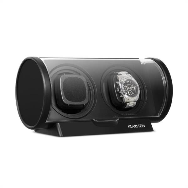 Klarstein Lugano Rotomat tworzywo sztuczne 2 zegarki 4 tryby kolor czarny