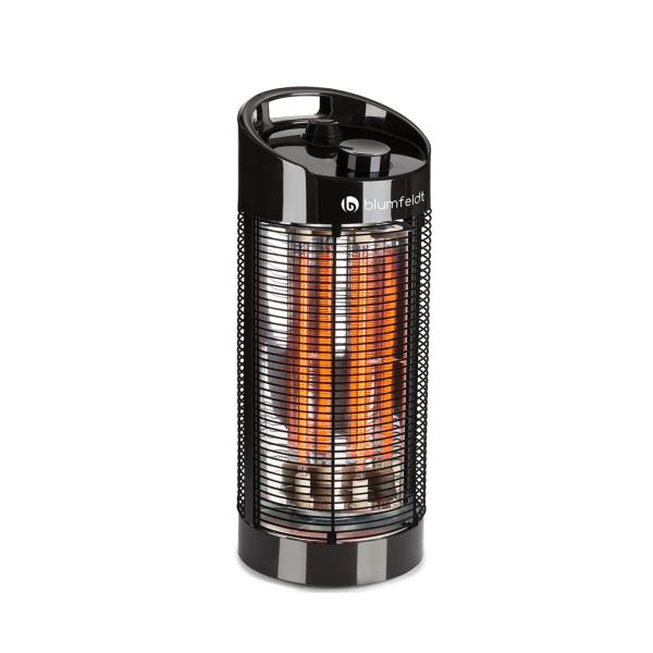 Blumfeldt Heat Guru 360, promiennik podczerwieni, stojący, 56 cm, 1200/600 W, IPX4, oscylacja