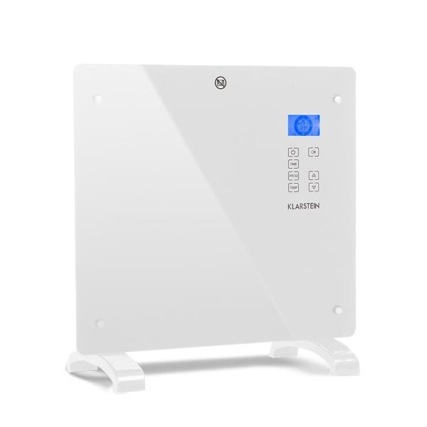 Klarstein Norderney, grzejnik konwekcyjny, termostat, timer, 1000 W, 20 m², biały