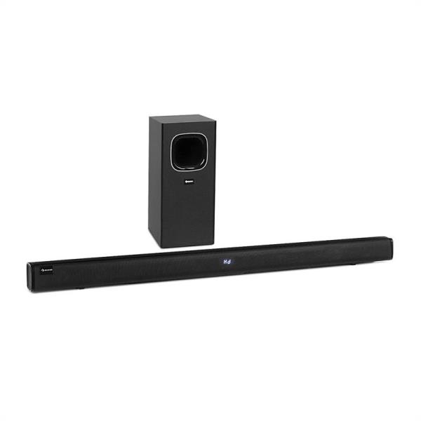 Auna Areal Bar 650, soundbar, zestaw 2.1, 120 W RMS, BT/USB, kolor czarny