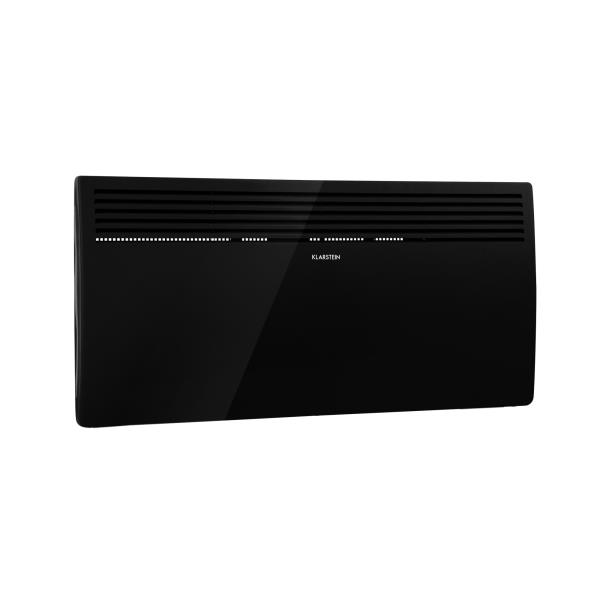Klarstein Hot Spot Slimcurve, grzejnik, 80 x 40 cm, 40 m², 2000 W, 5 - 40 °C, IP24, czarny