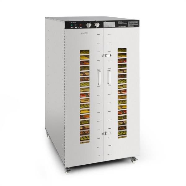 Klarstein Master Jerky 24, suszarka do żywności, 4500 W, 40–90°C, timer 15-godzinny, stal nierdzewna