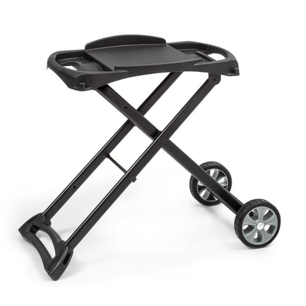 Klarstein Parforce Stand, stół do grillowania, akcesoria, koła PE, składany, czarny