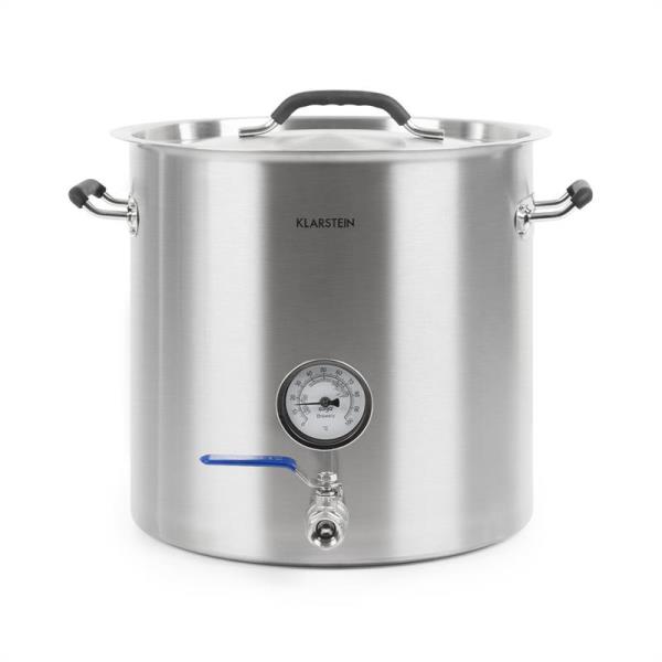 Klarstein Brauheld Pur 35, garnek do warzenia piwa, 35 l, bez grzałki, stal nierdzewna