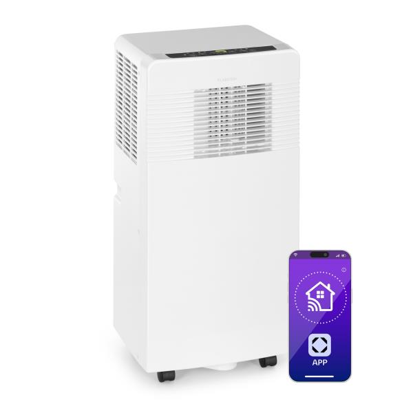 Klarstein Iceblock Ecosmart 7, klimatyzator przenośny, 3 w 1, 7000 BTU, sterowanie za pomocą aplikacji, biały