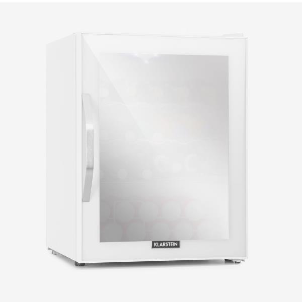 Klarstein Beersafe M Quartz, lodówka na napoje, klasa energetyczna D, 60 l, LED, 2 kratki metalowe, szklane drzwi