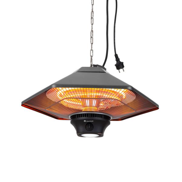 Blumfeldt Heat Hexa, promiennik podczerwieni tarasowy, wiszący, 800/1200 W, halogen, IP34, LED