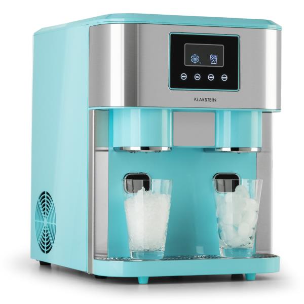 Klarstein Eiszeit Crush, kostkarka do lodu, 2 wielkości kruszonego lodu