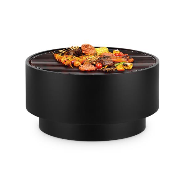 Blumfeldt Pompeji, palenisko ogrodowe z rusztem grillowym, Ø 60 cm, stal